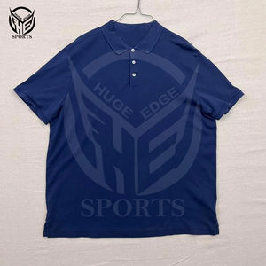 เสื้อโปโลแขนสั้นผ้าโพลีเอสเตอร์ผ้าสแปนเด็กซ์แห้งออกแบบได้ตามต้องการปักแบบกำหนดเอง - Product Image 1