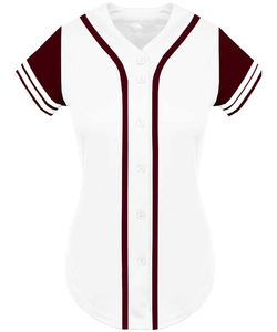 Sports Ladies Baseball jersey <b>Down</b> Breathable and Quick Dry Uniform Sports Jersey - Product Image 1
