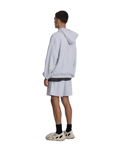 Venta al por mayor 2025 ODM 100% algodón hombres peso pesado de punto Sudadera con capucha de gran tamaño con ajuste suelto y patrón sólido para el invierno - Product Image 4