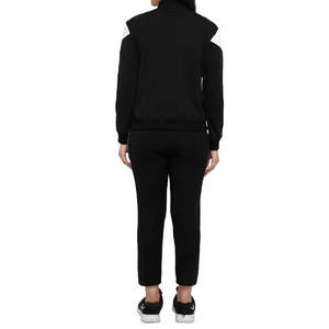 Compro 2025 Fabricantes 100% Chándal de algodón Traje de cuerpo para mujer Cremallera Sudadera Pantalones Joggers Conjunto de chándal de dos piezas - Product Image 4