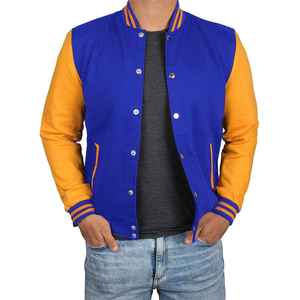 100% LeatherWool made Varsity Jackets for Man's Breathable Quick Dry Varsity Jackets for Sale at Cheap price Winter Jacket - Product Image 4