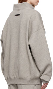 Premium <b>Women's</b> Autumn Printed Crewneck Sweatshirt Heavyweight 300g 100% Cotton Fleece Eco-Friendly Custom Logo Oversized - Product Image 3