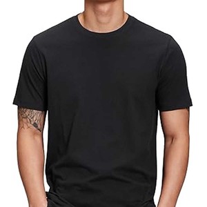 100% peinado Ringspun algodón 32 Singles Camiseta de manga corta Camisetas - Product Image 6