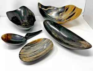 Buffalo Horn Carved Waterproof <b>Serving</b> <b>Bowl</b> Customizable Design Logo Factory Direct From India Decorative Animal Style All Sizes - Product Image 2