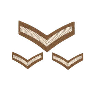 Écussons de cérémonie NO 2 FAD Chevrons L/Cpl, couleur marron personnalisée, en vente par QUICK WAY INDUSTRIES - Product Image 3