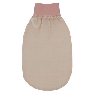 Feel Fine Turkish 100% Guantes de seda de capullo crudo Herramientas exfoliantes rosas - Product Image 1