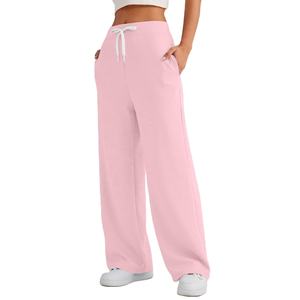 Pantalones Cargo holgados informales de alta calidad para mujer, Pantalones rectos deportivos de calle alta para mujer, pantalones de chándal informales para mujer - Product Image 3