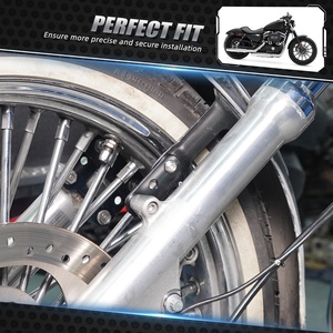 NiceCNC 1 "/2" support de rehausseur de garde-boue avant pour <span class=keywords><strong>Harley</strong></span> Sportster <span class=keywords><strong>1200</strong></span> XL1200CP XL1200C fer 883 XL883N <span class=keywords><strong>Roadster</strong></span> - Product Image 2
