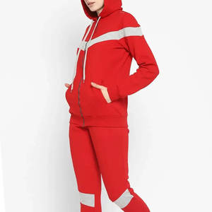 Otoño Invierno Conjunto de chándal de dos piezas 100% Algodón Fleece Joggers Pantalón y pantalones de chándal Chándal personalizado - Product Image 3