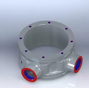 DN125 Boîtier de filtre à gaz à bride robuste Pression nominale de 4 bars pour les systèmes de vapeur de chaudière industrielle Services de coulée haut de gamme - Product Image 1