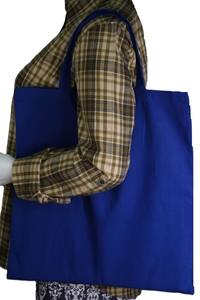 100% Organic Cotton Custom Printed Logo Tote Bag Big Size Eco-Friendly <b>Drawstring</b> Closure Women's Personalized Promotional Bag - Product Image 3