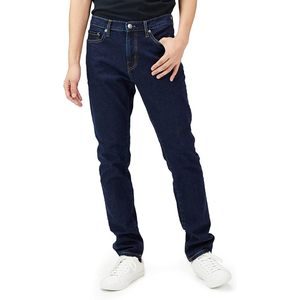 Jeans de Mezclilla Elásticos de Corte Atlético Moderno para Hombre, Estilo Casual, Cintura Media, Pierna Recta, Estampado Colorido para Otoño e Invierno - Product Image 2