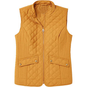 Gilet d'hiver chaud en duvet pour femmes Gilet bouffant pour femmes Gilet utilitaire sans manches pour femmes - Product Image 1