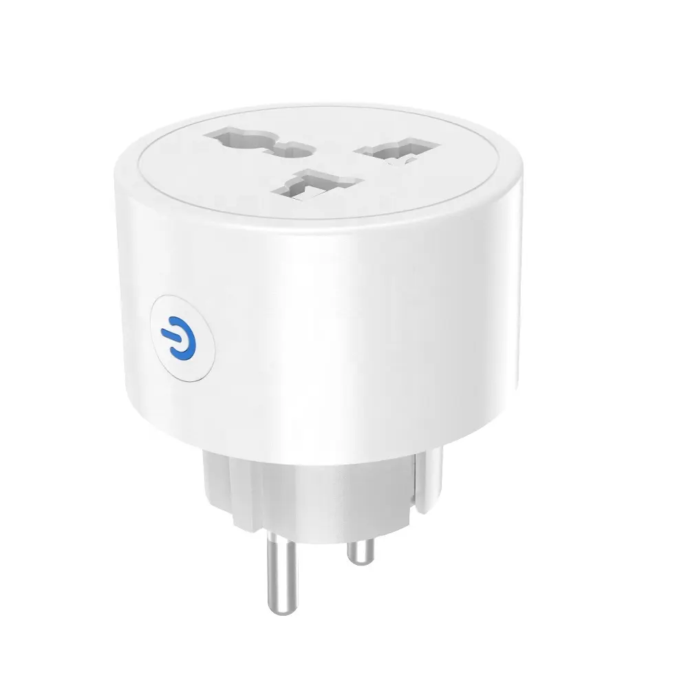 Tuya smart plug socket compatible con Google Alexa control de voz Wifi smart Home Universal EU versión 16A White Universal smart