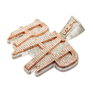 จี้ไอซ์ดีไซน์ใหม่สำหรับผู้ชายสร้อยคอสไตล์ฮิปฮอปกระแยกระบบเพชรสำหรับปลูกทรงกลมดีไซน์เนอร์ออกแบบได้ตามต้องการ - Product Image 5