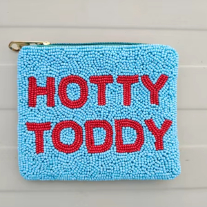 Bolsas de monedas con cuentas y correa de estilo profesional de lujo personalizadas con cierre de cremallera para el día del juego, piezas y accesorios especiales de moda para bolsas - Product Image 1