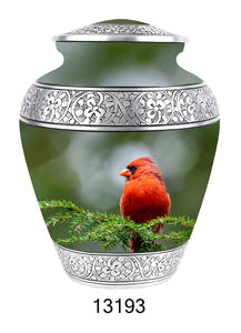 ร้อนขายอลูมิเนียมเผาศพผู้ใหญ่โกศสำหรับมนุษย์ขี้เถ้ารากสวรรค์และรุ้งธีมผู้ผลิตผู้ส่งออกของผู้ใหญ่โกศ - Product Image 4