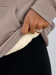 Personaliza esta sudadera 100% algodón con el logotipo/diseño de tu marca a bajo precio |   Interior con forro de piel de primera calidad |   Logotipo Personalizado - Product Image 5