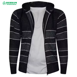 Nouveau sweat à capuche unisexe zippé, couleur unie, coupe classique, épaules tombantes, délavage acide, qualité supérieure, grammage lourd, personnalisable - Product Image 3
