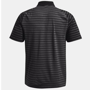 Athletic Fit Classic Stripe <b>Black</b> <b>Mens</b> Golf <b>Polo</b> Shirts - Product Image 2