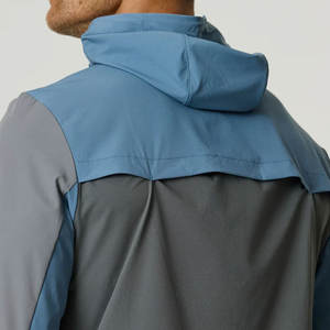 Ensemble de veste coupe-vent d'extérieur sublimée pour homme, ensemble de survêtement personnalisé en gros, ensemble de shorts 2 pièces, survêtement coupe-vent pour homme en nylon vierge - Product Image 5