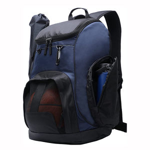 2024 venta al por mayor bolsa de deporte poliéster softback impermeable fútbol baloncesto bolsa interior cremallera bolsillo lavable bolsa de deportes - Product Image 1