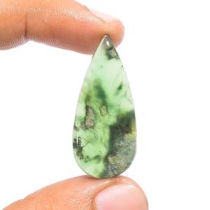 รูปทรงตัดแพร์ที่ไม่ซ้ําใคร 100% หยกไนฟราท์ธรรมชาติ Cabochon พลอยหลวมขนาดปรับเทียบแท้สําหรับทําเครื่องประดับในอัตราจํานวนมาก - Product Image 2