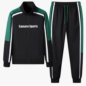 Chándal para hombre al mejor precio al por mayor, fabricantes de ropa deportiva personalizada, chándal informal con cremallera completa, chándal para correr - Product Image 1