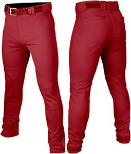 Pantalon de baseball à sublimation personnalisée en polyester 100% Pantalon de baseball respirant à prix d'usine bon marché pour hommes pantalon de sport personnalisé - Product Image 2