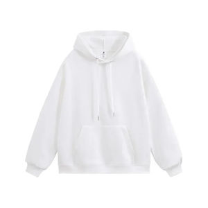 Sweat à capuche surdimensionné pour hommes de haute qualité sweat-shirt d'hiver en molleton de coton imprimé bouffant personnalisé - Product Image 6