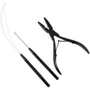 <b>Hair</b> <b>Extensions</b> <b>Beading</b> Tool Microlink Install Remove Pliers Pulling Hook Device - Product Image 5