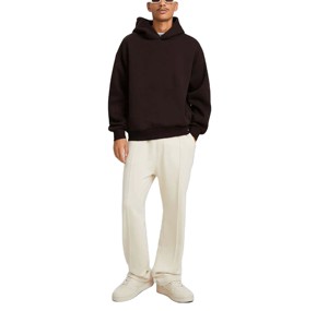 Sweatshirts à capuche avec impression bouffante pour hommes, sweatshirts à capuche de 300 grammes, design d'hiver solide, sweats à capuche professionnels avec logo personnalisé - Product Image 2