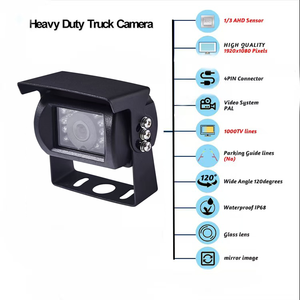Sistema de cámara con vista de pájaro OEM 360 IP69K ADAS de 4 canales con cámara trasera inalámbrica para autobús/camión pesado resistente a los golpes 1080P - Product Image 2