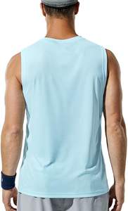 Chaleco deportivo sin mangas para hombre, camiseta sin mangas para entrenamiento de gimnasio, ropa deportiva transpirable de secado rápido para correr y entrenar - Product Image 6