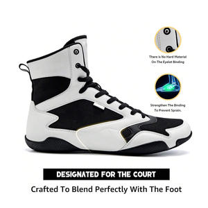 Proveedor de Fábrica Zapatos de Boxeo Personalizados OEM Nuevos Zapatos de Boxeo para Hombre Crea Tus Propios Zapatos de Lucha Libre - Product Image 2