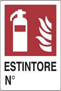 Cartel de Señalización para Extintor Cm. 20x30 - Product Image 1