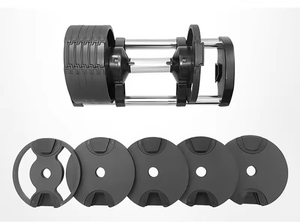 <span class=keywords><strong>Set</strong></span> Manubri Regolabili SK Fitness, Quaranta Chilogrammi, Personalizzato per Home Gym, Attrezzatura per Allenamento di Forza - Product Image 4