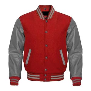 Conception personnalisée de vêtements de baseball pour hommes avec manches en cuir et broderie en chenille Letterman CollegeBaseballjacket pour hommes - Product Image 4