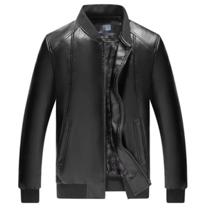 เสื้อแจ็คเก็ตหนังแกะแท้สำหรับผู้ชายผลิตจากปากีสถาน - Product Image 1