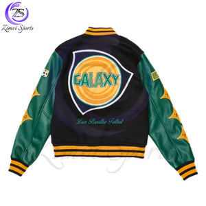 Veste de baseball universitaire d'hiver de grande taille pour hommes à bas prix confortable et à la mode avec nouveau logo personnalisé au toucher doux - Product Image 2