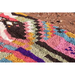 Tapis écologique géométrique tissé Art Déco moderne contemporain pour la décoration intérieure - Product Image 5