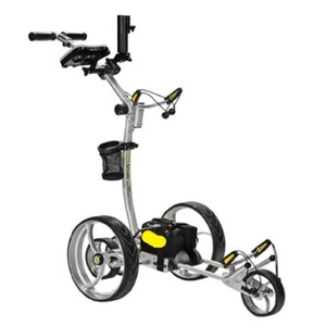 NOUVEAU Chariot de golf électrique à pousser et à tirer, double moteur, batterie lithium rechargeable, 3 roues, 30 kg - Product Image 1