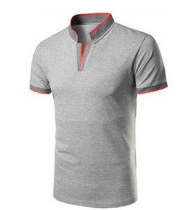 Fabricant personnalisé de polos vierges Chemises polo personnalisées pour hommes Polos unis surdimensionnés de haute qualité T-shirts polo deux tons - Product Image 5