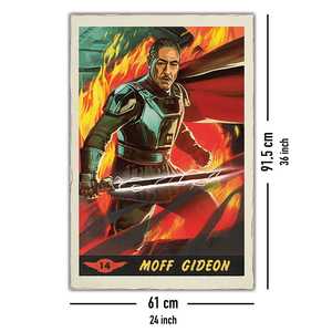 Affiche Mandalorian avec Moff Gideon, carte graphique imprimée en offset - Product Image 5