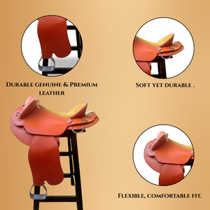 Sillín de cuero de primera calidad Australian Half Breed Horse - Product Image 2