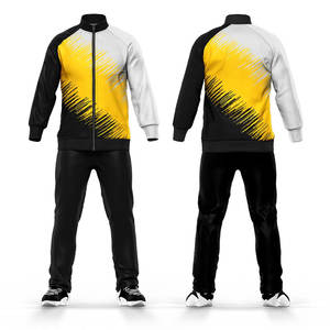 Ensemble de survêtements personnalisés à bas quantité minimale de commande Survêtements d'entraînement pour hommes Sublimation Survêtement d'entraînement Streetwear Jogging Costumes pour hommes - Product Image 6