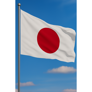 Bandera de Japón para Exteriores con Impresión Digital, Asta de Aluminio Resistente, Banderas de Nailon, Plástico y Seda - Product Image 3
