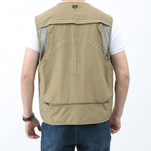 Nuevo diseño Venta caliente Hombres Chaleco Sin mangas Peso ligero Hombres Chaleco 2025 Más vendidos Hombres Chaleco - Product Image 2