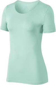 T-shirt de sport à manches courtes et col rond, personnalisable avec logo, haute compression, respirant, extensible dans quatre directions, pour yoga et fitness - Product Image 3