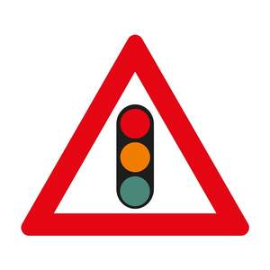 Plaque de signalisation réfléchissante T-16 pour dispositif lumineux de signalisation routière - Product Image 1
